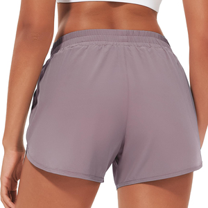 Quick Drying Marathon Women Running Performance Shorts Gym <b>Trousers</b> Side Slit Design Breathable Sports Clothing for Women - Product Image 3