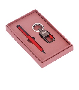 ชุดของขวัญขององค์กรสุดหรูพวงกุญแจปากกาแบบกำหนดเองสำหรับเทศกาลคริสต์มาสองค์กรโปรโมชั่นไอเดียของขวัญผลิตภัณฑ์สำนักงาน - Product Image 1