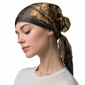 Durags de sublimation de haute qualité, légers, en polyester 100%, pour femmes, style bandana, casquettes imprimées - Product Image 2