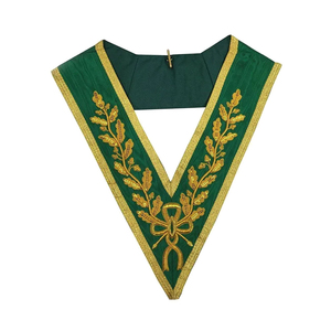 Collier maçonnique de haute qualité, tous les degrés, pour loge, broderie artisanale avec bijoux personnalisés. - Product Image 5