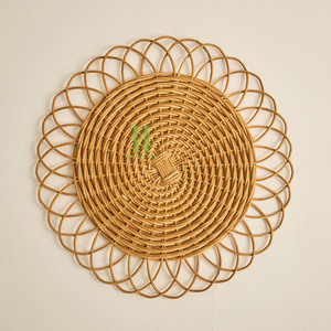 Al por mayor, mejor precio: Mantel individual redondo de bambú estilo bohemio, decoración de pared colgante ecológica, color personalizado, Vietnam 2026 - Product Image 5