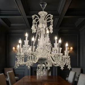 Traditional <b>Crystal</b> <b>Chandelier</b> Ceiling Mount Indoor Home Decor <b>Lighting</b> Fixture for Living Room - Product Image 4