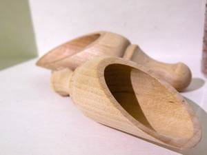 Cuillère de cuisine classique en bois écologique avec longues et petites poignées pour café, farine, sucre, riz, épices - Product Image 3