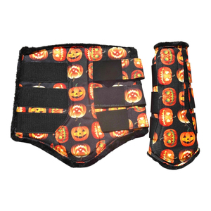 Juego de regalo ecuestre para Halloween: Set de almohadillas para silla de montar con relleno de espuma, cómodas, fáciles de usar, a bajo precio. - Product Image 2
