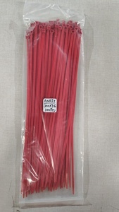 สายรัดไนลอนสีแดง 250*4 | สายรัดพลาสติกแบบล็อคตัวเอง |   สายรัดจัดการสายไฟอุตสาหกรรม - Product Image 5