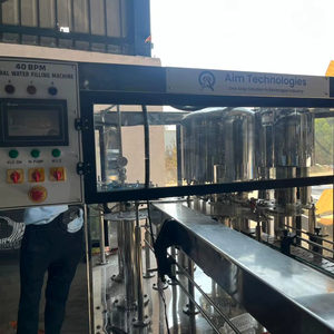 Máquina Automática de Llenado de Bebidas con PLC Eléctrico de 40 BPM para Agua Pura y Botellas de 200 ml - Product Image 1