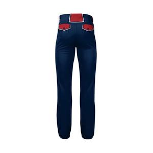 Pantalons de baseball personnalisés à rayures fines pour jeunes femmes et hommes, sublimés, à prix abordable - Product Image 5