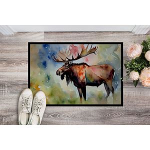 Moose Design Paillasson intérieur/extérieur antidérapant Lavable Low Pile 24H X 36W Tapis de porte avant pour entrée - Product Image 2