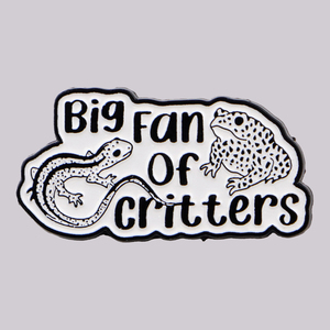 Pin Esmaltado 'Gran Fanático de las Criaturas', Broches de Animales Adorables, Pins de Solapa, Insignias para Mochilas y Accesorios de Ropa, Regalo para Entusiastas de la Naturaleza - Product Image 1