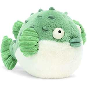 Peluche Poisson-Bouffant Vert 31cm-50cm Rembourrage en Coton PP Doux Unisexe pour Enfants de 2 à 4 Ans - Product Image 1