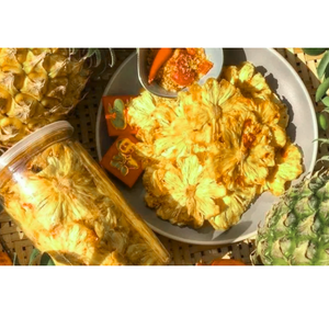 Tranches d'ananas séchées moelleuses, produit le plus vendu, prix d'exportation en gros, fruits tropicaux séchés au soleil, emballées en sachet, origine Vietnam - Product Image 4
