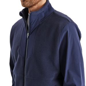 Vente en gros de vestes et manteaux en laine d'agneau pour hommes personnalisés pour un poids lourd chaleur coupe régulière polaire nylon fermeture éclair veste Sherpa - Product Image 6