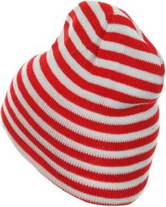 Bonnet en laine jacquard noir uni sans revers pour homme, qualité supérieure, collection automne-hiver, en vente - Product Image 2