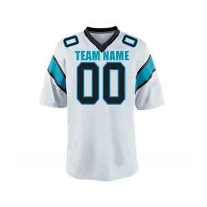 Maillot de football américain personnalisé par sublimation, maillot de rugby de haute qualité, t-shirt de sport uni, pull-over, vêtements de football - Product Image 6