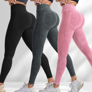 Wholesale Custom Logo High Waist <b>Tights</b> Pants Super Soft Gym Fitness Leggings for Women - Product Image 6