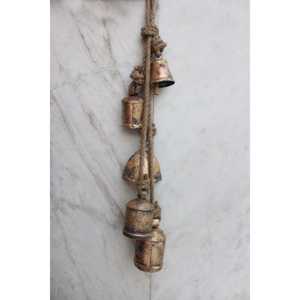 Luxury Design Rustic Metal Wind <b>Chimes</b> Bell with Antique Brown Finish for Rustic Weddings <b>Garden</b> Parties and Event Decoration - Product Image 3