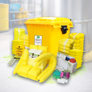 Proveedor de Kit para Derrames Químicos de 660L con Contenedor con Ruedas |   Kit de Derrames de Materiales Peligrosos Industriales, Fabricante OEM para Uso Químico e Industrial - Product Image 1