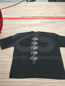 ชุดเซ็ตเสื้อยืดแขนสั้นและกางเกงขาสั้นผ้าฝ้ายพิมพ์ลายตัวอักษรสำหรับผู้ชายและผู้หญิง สไตล์ลำลอง เหมาะสำหรับฤดูร้อน - Product Image 5