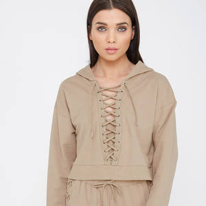 Sudadera Negra de Alta Calidad al por Mayor de 360g para Mujer, Diseño Único, Sudadera Transpirable de Última Tendencia - Product Image 5