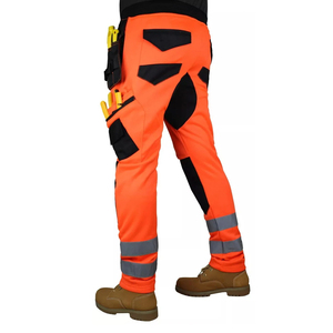 Pantalon cargo d'hiver en toile de haute qualité pour homme, style hip-hop, pour le jogging/la course, avec poches, 100% coton biologique - Product Image 2
