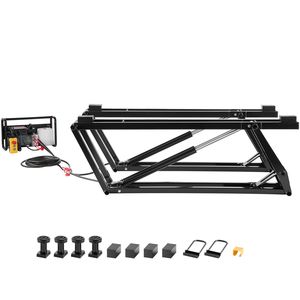 Sollevatore Auto da 7000 Libbre per Garage Domestico, Regolabile a 3 Livelli, Altezza di Sollevamento 29,4 Pollici, con Telecomando e Blocco Automatico, Capacità 4000kg/5t - Product Image 1