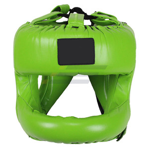 Hot Selling Professional Modular Boxing Helmet Custom Logo Sport <b>Head</b> Guard with Safety <b>Training</b> Gear Made Of Leather - Product Image 1
