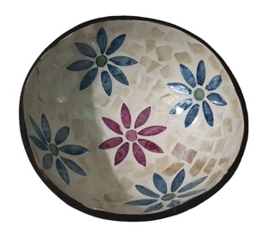 Vietnam Natural <b>Coconut</b> Bowl Artisan <b>Shell</b> Kitchen Serving Container For Smoothie Salad Rice Rustic Dining Decor - Product Image 1