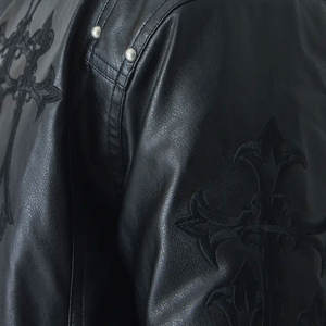 Veste en cuir véritable imperméable OEM Street Wear, taille plus, édition limitée, nouvelle arrivée, vente chaude, veste en cuir pour motards - Product Image 6