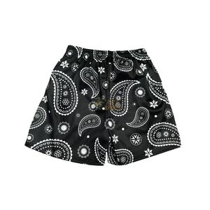Shorts de basket-ball en maille à sublimation à carreaux rouges, respirants, à séchage rapide, décontractés, légers, pour la salle de sport - Product Image 2