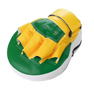 Guantes de Boxeo Profesionales Hechos a Medida, Almohadillas de Entrenamiento de Cuero Genuino con Muñequera Ajustable, Logotipo OEM, Almohadillas de Golpeo AS-FP-02 - Product Image 2