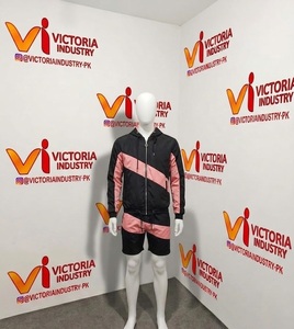 Ensemble de survêtement en nylon de qualité supérieure, veste zippée légère, imperméable, respirante, coupe-vent, ensembles de survêtements d'entraînement - Product Image 6