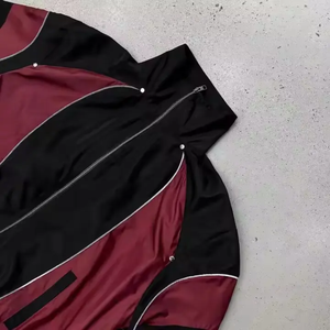 Conjunto Deportivo Impermeable para Hombre, Personalizado, de Nailon y Poliéster, Resistente al Viento, con Patrón Sólido, Ropa Deportiva para Entrenamiento - Product Image 2