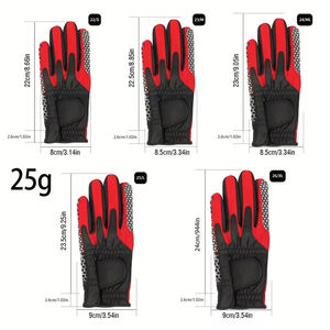 Lightweight Cabretta Leather Golf Gloves Anti Slip Particle Soft Sheepskin Leather Golf Glove With Wrist <b>Snap</b> Closure - Product Image 4