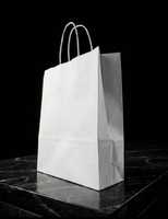 Sac en papier kraft vierge blanchi de qualité supérieure