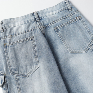 กางเกงคาร์โก้ลำลองผู้ชายผ้าฝ้ายออร์แกนิคขายดีทรงหลวมเป็นมิตรกับสิ่งแวดล้อมเนื้อนุ่มมีสไตล์เหมาะสำหรับฤดูหนาว - Product Image 5