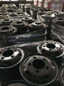 Nouvelles jantes de remplacement pour camion 22.5x8.25 11R22.5, en alliage d'aluminium forgé, sans chambre à air, finition argentée, modèle Foton, garantie 5 ans - Product Image 4