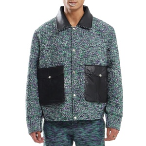 Chaqueta de invierno para hombre de alta calidad hecha en Pakistán, estilo informal, cuello levantado, cremallera, ajuste de gran tamaño, a prueba de viento, transpirable, ecológico - Product Image 1