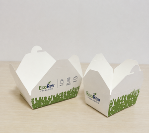 Custom Logo Disposable Takeout Food Containers Kraft Paper Food Packaging <b>Boxes</b> for Restaurant Delivery Business - Product Image 2
