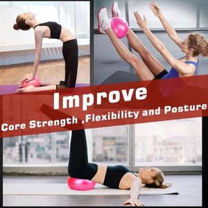 Palla da Pilates Anti-Scoppio Antiscivolo da 9 Pollici per Allenamento Barre Yoga, Stabilità e Attrezzatura da Palestra - Product Image 4
