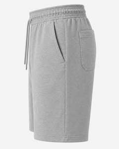 <b>Men's</b> Gray Solid Color Drawstring Waist <b>Bermuda</b> <b>Shorts</b> With Pockets Breathable Casual Style - Product Image 4