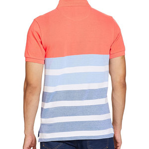 Chemise polo pour homme de haute qualité 100% coton, entièrement personnalisable, manches courtes, col rond, chemise polo pour homme imprimée sur mesure pour la vente en ligne - Product Image 6