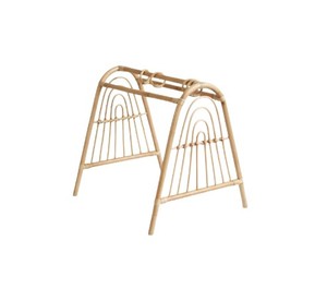Gimnasio de Juego para Bebés Hecho a Mano con Ratán Natural, Gimnasio Sensorial para Bebés, Decoración para Cuarto de Bebé, Hecho en Vietnam - Product Image 1