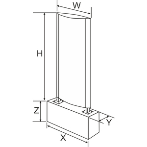 Pilon pubblicitario con design convesso o piatto - Product Image 5