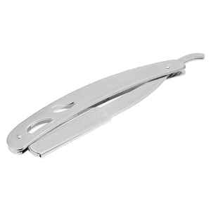 Wholesale Professional Vintage Stainless Steel Beard Cutting Shaving <b>Razor</b> Custom Barber Single Edge Throat <b>Razor</b> Wood Handle - Product Image 2