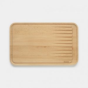Grande planche à découper en bois avec rainure de drainage, planche de cuisine solide pour découper la viande, hacher les légumes et servir, pour la maison et l'hôtel - Product Image 1