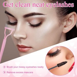 Kit de recourbe-cils en acier inoxydable certifié CE de haute qualité, peigne à cils, brosse à sourcils, pince à épiler, outil de pose de faux cils, outil de beauté - Product Image 5