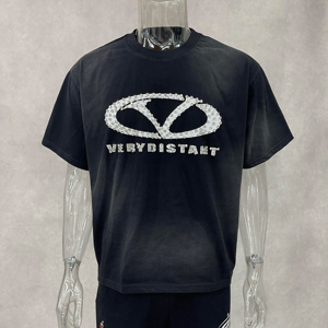 T-shirts de luxe en coton pour hommes de marques célèbres 2026 – Impression de logo de haute qualité, vêtements de créateur, t-shirts de mode épais - Product Image 5