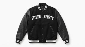 Veste universitaire de baseball avec logo personnalisé, broderie de haute qualité, manches en laine/polyester, doublure en polaire 100% laine, hiver - Product Image 3