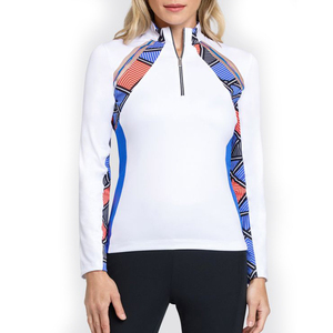 Chemise de base technique extensible pour femme avec logo personnalisé, fournisseur OEM d'équipements équestres - Product Image 1