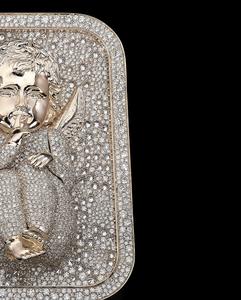 Pendentif Hip Hop en Diamant Moissanite VVS Personnalisé, en Argent 925 Plaqué Rhodium, avec Sertissage Mosaïque Glacée Certifié, Forme Carte de Crédit 3D - Product Image 4